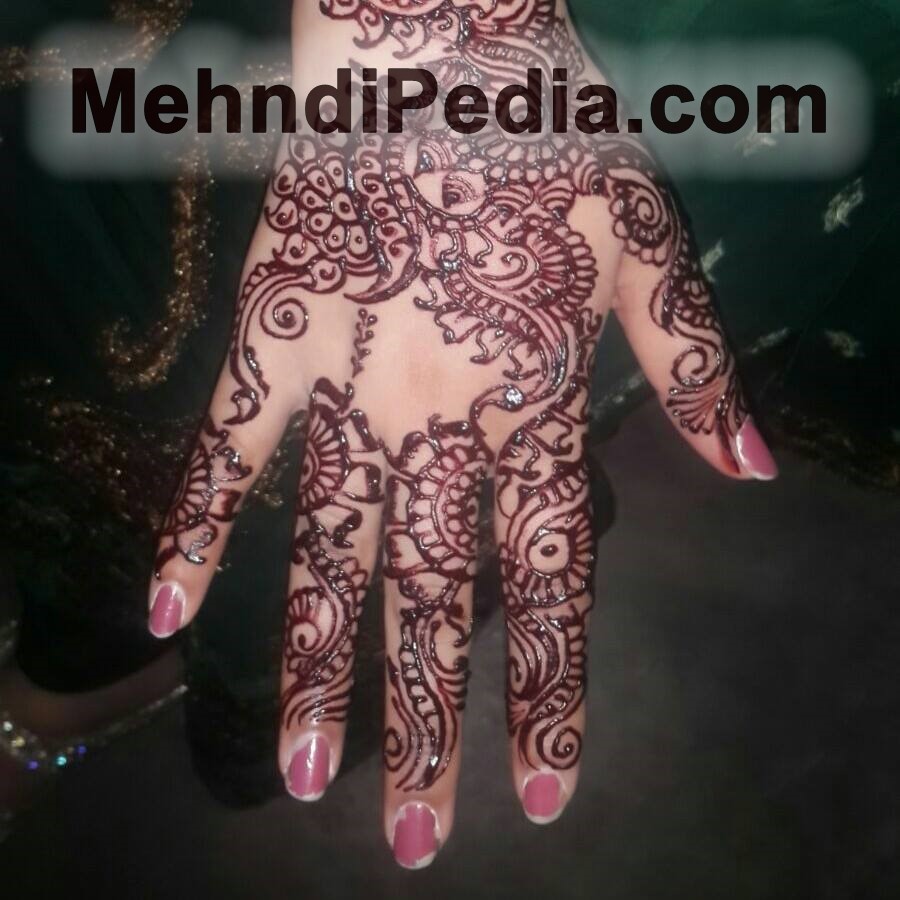 Lotus henna design back hand hd wallpapers