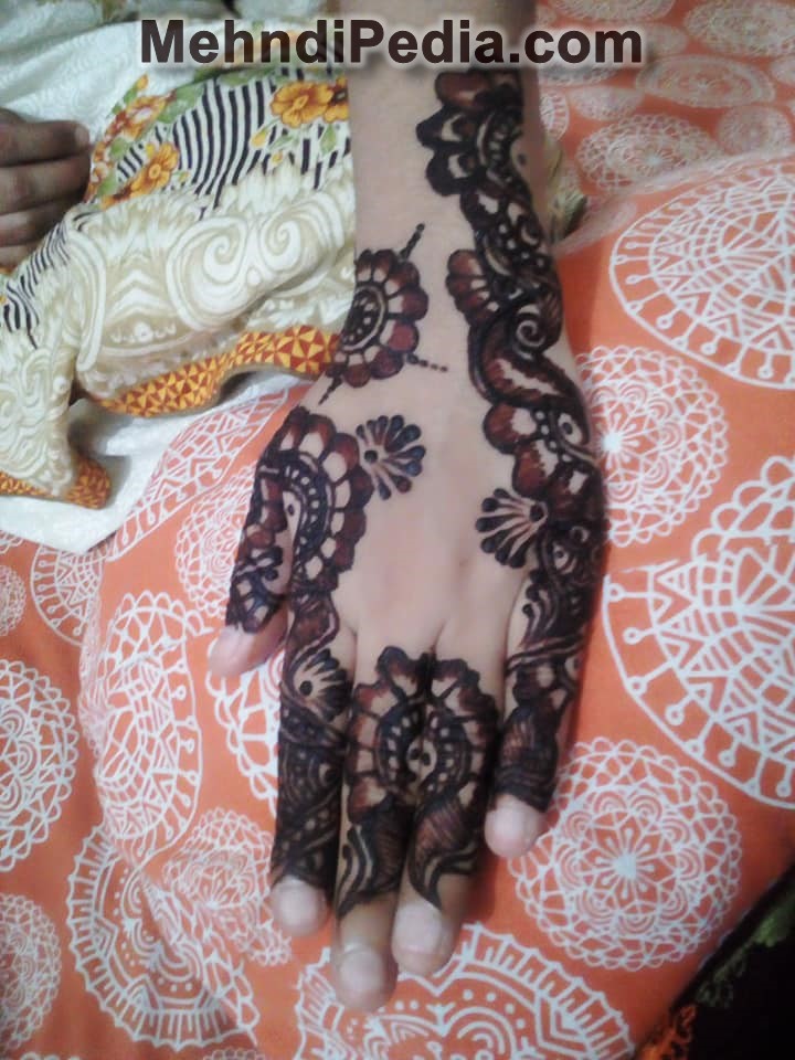 beautiful simple and easy left hand mehndi designs its only easy