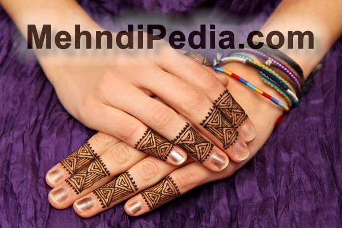 cute dulhan mehndi designs simple and easy for fingers