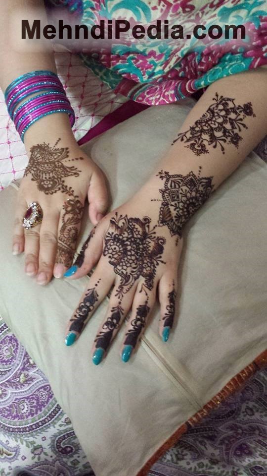 Corak henna simple