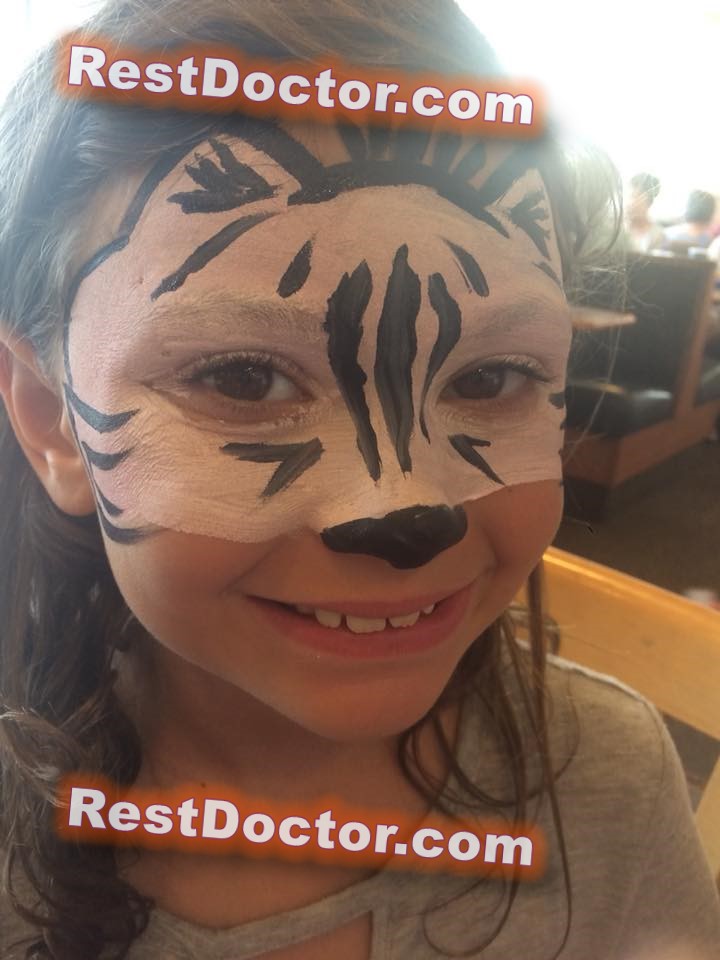 black cat easy kids face painting