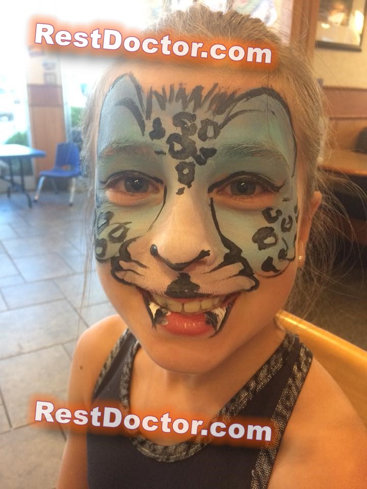 easy Tiger face painting