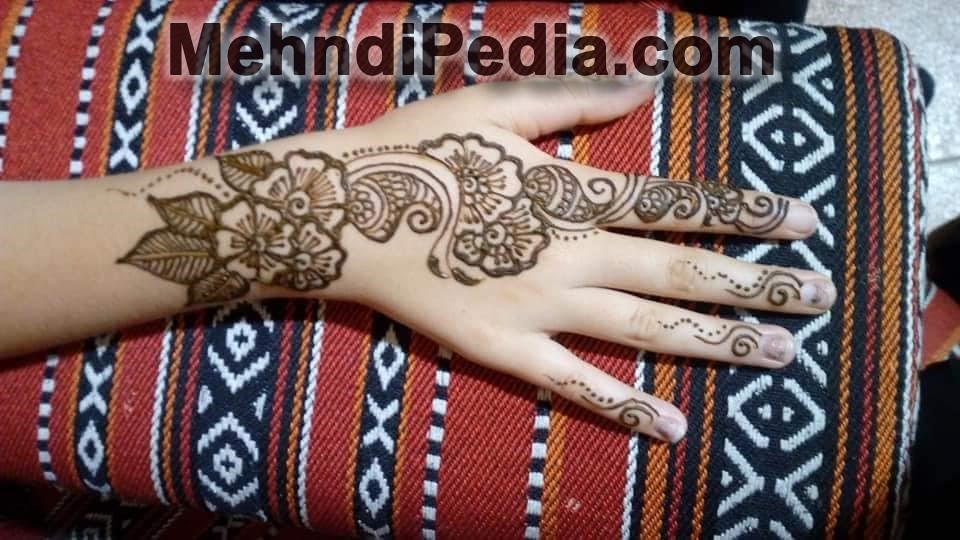right back hand mehndi designs images